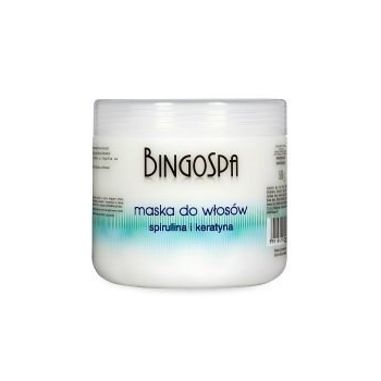 .BINGOSPA - Maska do włosów ze spiruliną i keratyną 500ml .